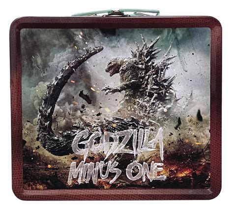 godzilla metal lunch box|godzilla cool box.